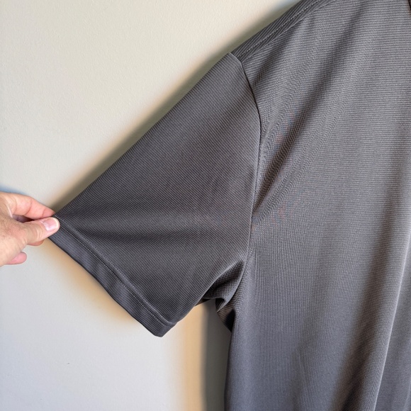 Ben Hogan Performance Mens Ribbed Golf Polo Shirt Gray Size 2XL Clubhouse Preppy - Picture 2 of 13